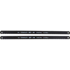 Stanley - Hand Hacksaw Blades Blade Material: Carbon Steel Blade Length (mm): 254 - USA Tool & Supply