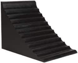 Value Collection - 7" Wide x 8" High x 10" Deep, Rubber Wheel Chock - Type E - USA Tool & Supply