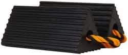 Value Collection - 10" Wide x 4-1/2" High x 5" Deep, Rubber Wheel Chock - Type E - USA Tool & Supply