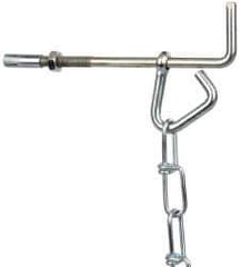 Value Collection - 15 Ft. Chain and Hanger Kit - Steel, Standard Number 2/0 Chain, for Use with Wheel Chocks - USA Tool & Supply
