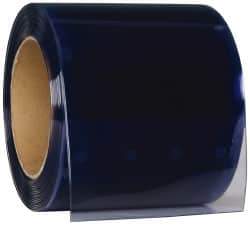Value Collection - Clear Smooth Standard Dock Curtain Strips - 8" Wide x 7' Long x 0.08" Thick, PVC - USA Tool & Supply
