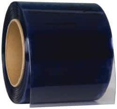 Value Collection - Clear Smooth Standard Dock Curtain Strips - 8" Wide x 8' Long x 0.08" Thick, PVC - USA Tool & Supply