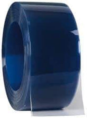 Value Collection - Clear Smooth Standard Dock Curtain Strips - 8" Wide x 150' Long x 0.08" Thick, Vinyl - USA Tool & Supply