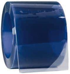 Value Collection - Clear Smooth Standard Dock Curtain Strips - 12" Wide x 75' Long x 1/8" Thick, Vinyl - USA Tool & Supply