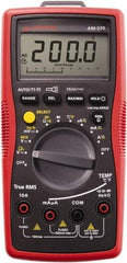 Amprobe - 4210340, CAT IV, CAT III, 1,000 VAC/VDC, Digital True RMS Auto Ranging Manual Ranging Multimeter - 60 mOhm, Measures Voltage, Capacitance, Current, Frequency, Resistance, Temperature - USA Tool & Supply