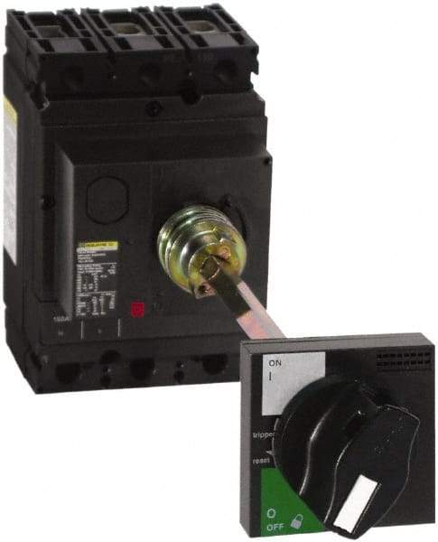 Square D - Circuit Breaker Rotary Handle - Use with Circuit Breaker - USA Tool & Supply