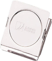 ACCO - 1" Wide Binder Clip - Chrome - USA Tool & Supply