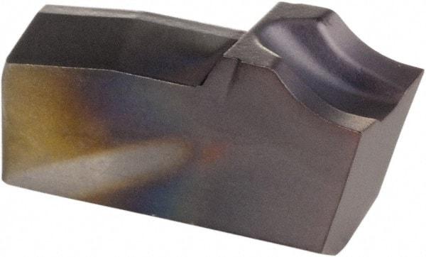 Kennametal - A2040 CF KCU25 Grade, 0.1594" Cutting Width, Carbide Cutoff Insert - 0° Neutral Lead Angle, AlTiN Coated, Single End - USA Tool & Supply