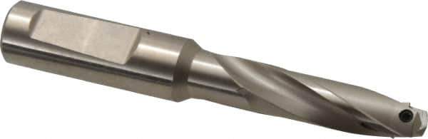 Guhring - 0.492 to 0.511" Diam, 41.3mm Max Depth, 5/8" Shank Diam, 61mm Flute, Replaceable Tip Drill - HT 800 WP Insert, Series 4107 - USA Tool & Supply