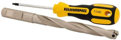 Guhring - 12.5 to 12.99mm Diam, 93.3mm Max Depth, 5/8" Shank Diam, 113mm Flute, 160mm OAL, Replaceable Tip Drill - HT 800 WP Insert, Series 4109 - USA Tool & Supply