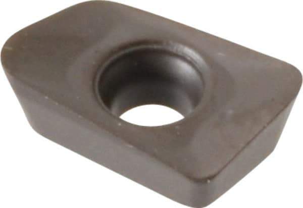 Seco - XOMX060208 M05 Grade MM4500 Carbide Milling Insert - TiCN/Al2O3 Finish, 0.096" Thick, 0.031" Corner Radius - USA Tool & Supply