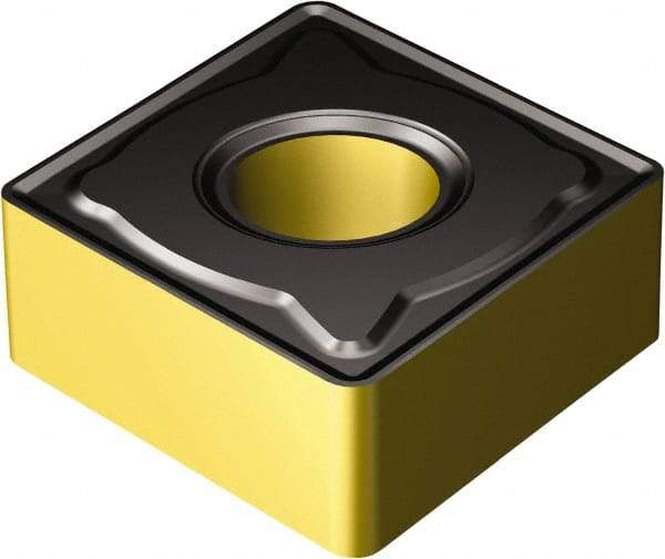 Sandvik Coromant - CNMG644 KR Grade 3210 Carbide Turning Insert - TiCN/Al2O3/TiN Finish, 80° Diamond, 3/4" Inscr Circle, 1/4" Thick, 1/16" Corner Radius - USA Tool & Supply