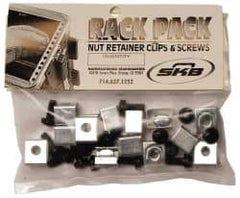 SKB Corporation - Tool Box Steel Rack Accessories - Black, For Rack Mount Hardware - USA Tool & Supply