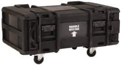 SKB Corporation - Tool Box Steel Shock Racks - 19" Wide x 30" Deep x 7" High, Black, For Delicate Equipment - USA Tool & Supply