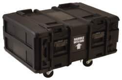 SKB Corporation - Tool Box Steel Shock Racks - 19" Wide x 24" Deep x 7" High, Black, For Delicate Equipment - USA Tool & Supply
