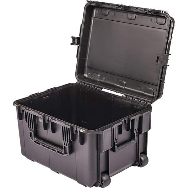 SKB Corporation - 19-1/2" Wide x 15-5/8" High, Clamshell Hard Case - Black, Polystyrene - USA Tool & Supply