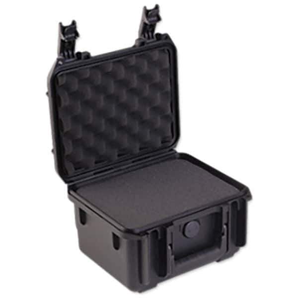 SKB Corporation - 9-1/2" Wide x 6-1/8" High, Clamshell Hard Case - Black, Polystyrene - USA Tool & Supply