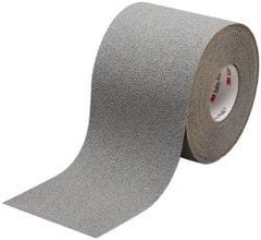 3M - Gray Solid Color Anti-Slip Vinyl Tape - 6" Wide x 60' Long - USA Tool & Supply