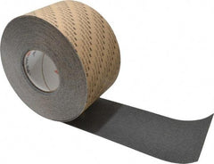 3M - Gray Solid Color Anti-Slip Vinyl Tape - 4" Wide x 60' Long - USA Tool & Supply