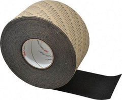 3M - Black Solid Color Anti-Slip Vinyl Tape - 4" Wide x 60' Long - USA Tool & Supply