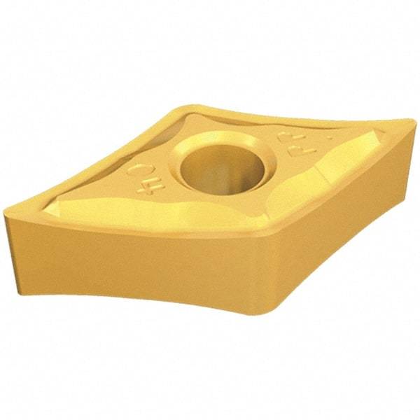 Iscar - DNMG442 PP Grade IC807 Carbide Turning Insert - TiAlN Finish, 55° Diamond, 1/2" Inscr Circle, 1/4" Thick, 1/32" Corner Radius - USA Tool & Supply