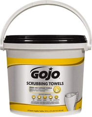 GOJO - Pre-Moistened Hand Cleaning Wipes - Canister, 12-1/4" x 10-1/2" Sheet Size, Red - USA Tool & Supply