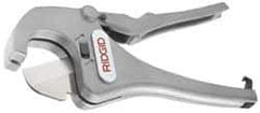 Ridgid - 1/2" to 1-5/8" Pipe Capacity, Ratcheting Tube & Pipe Cutter - Cuts Plastic, Rubber, PVC, CPVC - USA Tool & Supply