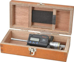 Mitutoyo - 0.35" to 0.425", IP65, TiN Finish, Electronic Inside Micrometer - 0.00005" Resolution, 0.0001" Accuracy - USA Tool & Supply