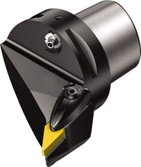 Sandvik Coromant - Right Hand Cut, Size C5, VBMT 160408 Insert Compatiblity, Internal or External Modular Turning & Profiling Cutting Unit Head - 35mm Ctr to Cutting Edge, 65mm Head Length, Through Coolant, Series T-Max P - USA Tool & Supply