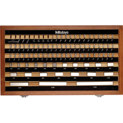 Precision Inch and Metric Rectangular Gage Block Set - Model 516-902-26-81 Pieces - Grade 2(A+) - Steel - USA Tool & Supply