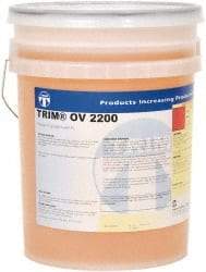 Master Fluid Solutions - Trim OV 2200, 5 Gal Pail Cutting & Grinding Fluid - Straight Oil, For Thread Rolling - USA Tool & Supply