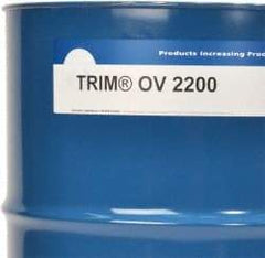 Master Fluid Solutions - Trim OV 2200, 54 Gal Drum Cutting & Grinding Fluid - Straight Oil, For Thread Rolling - USA Tool & Supply