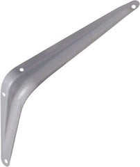 National Mfg. - 100 Lb Capacity, Gray Shelf Brackets - 6" Long x 8" High x 1.667" Wide - USA Tool & Supply
