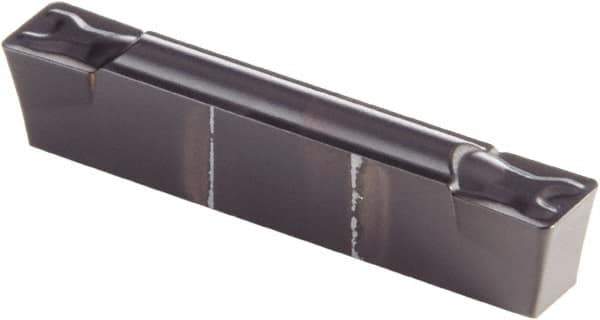 Kennametal - 0305G GMN Grade KCP10, 3.05mm Cutting Width Carbide Grooving Insert - 3.51mm Max Depth of Cut, Neutral, 0.41mm Corner Radius, TiCN/Al2O3 Finish - USA Tool & Supply
