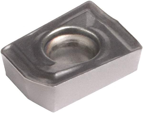 Kennametal - DFR020204 GD Grade KCU40 Carbide Indexable Drill Insert - TiN/TiAlN Finish, 6mm Inscribed Circle - USA Tool & Supply