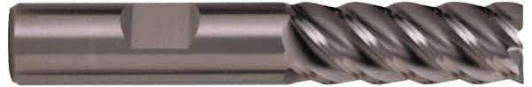 Kennametal - 5/16", 6 Flute, Single End, Solid Carbide, 0.0195" Corner Radius End Mill - 3" OAL, 20° Helix, Right Hand Flute, 1/4" LOC, Right Hand Cut, 1" Extended Reach - USA Tool & Supply