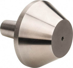 Riten - 5MT Taper, 1-1/2 to 2-3/4" Point Diam, Hardened Tool Steel Lathe Bull Nose Point - 1-5/8" OAL - USA Tool & Supply