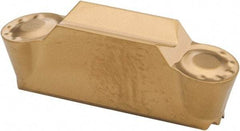 Seco - LCMF, 3/16" Cutting Width, MP, CP200 Grade, Double End Multi-Directional Turning Insert - TiAlN, TiN Coated, Full Radius - USA Tool & Supply
