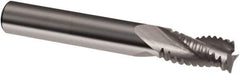 Guhring - 5/16", 3/4" LOC, 5/16" Shank Diam, 2-1/2" OAL, 3 Flute, Solid Carbide Square End Mill - Single End, Uncoated, Spiral Flute, 30° Helix, Right Hand Cut, Right Hand Flute, Series 3184 - USA Tool & Supply