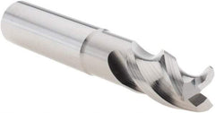Iscar - 1/2", 3 Flute, Single End, Solid Carbide, 0.03" Corner Radius End Mill - 3" OAL, Right Hand Flute, 3/4" LOC, Right Hand Cut, 1-1/2" Extended Reach - USA Tool & Supply