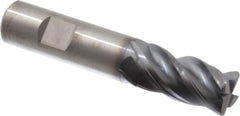Kennametal - 3/4", 4 Flute, Solid Carbide, 0.06" Corner Radius End Mill - 4" OAL, 1-1/2" LOC - USA Tool & Supply
