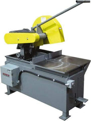 Kalamazoo - 20" Blade Diam, 1" Arbor Hole, Straight Chop & Cutoff Saw - 2,500 RPM, 15 hp, 220/440 Volts, 3 Phase - USA Tool & Supply