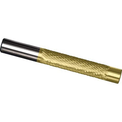 Made in USA - 3/16" Diam, 2" LOC, Solid Carbide Diamond Pattern Router Bit - Right Hand Cut, 3" OAL, 3/16" Shank Diam, Use on Cast Iron, Stainless, Steel, Titanium - USA Tool & Supply