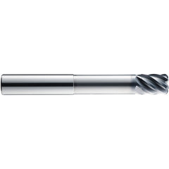 1/2 End Mill 6FL .090R TX - T-CARB 1/2x1/2x5/8x4 - Exact Industrial Supply