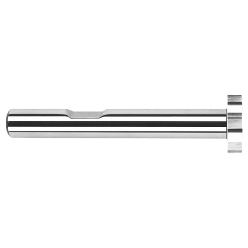 0.7500″ (3/4″) Cutter Diameter × 0.3120″ (5/16″) Width Carbide Square Large Diameter Standard Keyseat Cutter, 10 Flutes - Exact Industrial Supply
