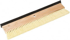 SEYMOUR-MIDWEST - Polypropylene Surface Preparation Coating Brush - 5" Wide, Wood Block, Tapered or Threaded Handle - USA Tool & Supply