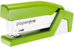 PaperPro - 20 Sheet Half Strip Stapler - Green - USA Tool & Supply