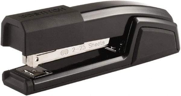 Stanley Bostitch - 25 Sheet Full Strip Desktop Stapler - Black - USA Tool & Supply