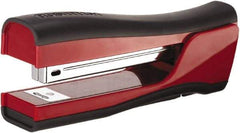 Stanley Bostitch - 20 Sheet Full Strip Desktop Stapler - Red - USA Tool & Supply