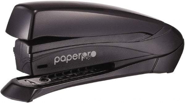 PaperPro - 20 Sheet Half Strip Stapler - Black - USA Tool & Supply